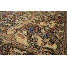 19th Century S.E. Persian Kirman Lavar Hunting Carpet