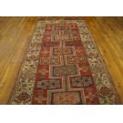 Mid-19th Century Turkish Anatolian Konya Runner Carpet