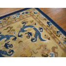 18th Century Chinese Ningxia Kang Dragon Carpet