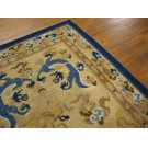 18th Century Chinese Ningxia Kang Dragon Carpet