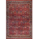 Early 20th Century Persian Bijar Garrus Carpet 