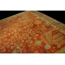 19th Century Turkish Oushak Carpet