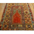 19th Century Turkish Anatolian Mujur Prayer Rug