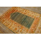 19th Century Turkish Angora Oushak Prayer Carpet