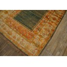 19th Century Turkish Angora Oushak Prayer Carpet