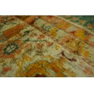 19th Century Turkish Angora Oushak Prayer Carpet