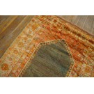 19th Century Turkish Angora Oushak Prayer Carpet