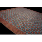 Early 20th Century Indian Cotton Dhurrie Carpet