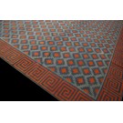 Early 20th Century Indian Cotton Dhurrie Carpet