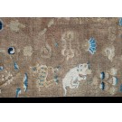 Mid 19th Century Pair of Ningxia Pillar Carpets
