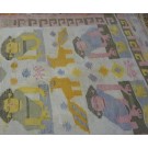 1930s Indian Pictorial Cotton Dhurrie Carpet