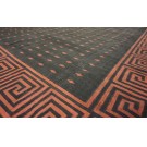 Early 20th Century Indian Cotton Dhurrie Carpet 