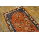 19th Century W. Chinese Kansu Runner Carpet 