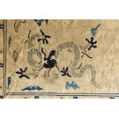 19th Century Chinese Peking Dragon Carpet