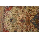Early 20th Century Persian Silk Tabriz Carpet