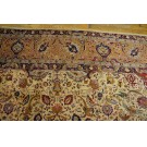 Early 20th Century Persian Silk Tabriz Carpet