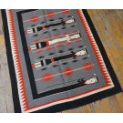 Mid 20th Century American Navajo Yei Rug
