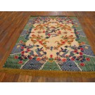 Early 20th Century Chinese Silk Dragon Carpet