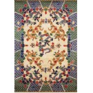 Early 20th Century Chinese Silk Dragon Carpet