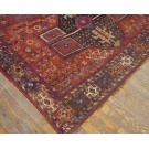 19th Century N.E. Persian Kurdish Quchan Carpet