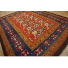 Early 20th Century Turkish Oushak Kilim