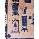 Early 20th Century Chinese Peking 100 Antiques Carpet