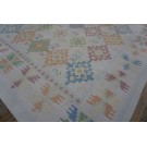 Early 20th Century Indian Cotton Dhurrie Carpet