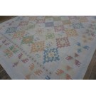 Early 20th Century Indian Cotton Dhurrie Carpet