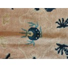 Early 20th Century W. Chinese Ningxia Dragon Carpet