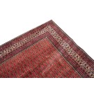 Early 20th Century Indian Lahore Paisley Carpet 