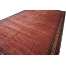 Early 20th Century Indian Lahore Paisley Carpet 