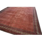 Early 20th Century Indian Lahore Paisley Carpet 