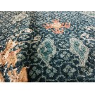 Vintage 1980 Silk Chinese Dragon Carpet