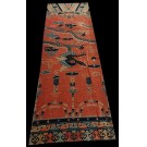 19th Century Chinese Ningxia Pillar Carpet