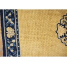 Mid 19th Century Chinese Ningxia Carpet with Coin Pattern