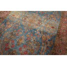 Late 19th Century Persian Silk Kashan Carpet