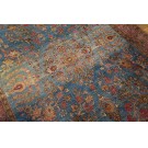 Late 19th Century Persian Silk Kashan Carpet