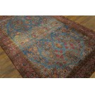 Late 19th Century Persian Silk Kashan Carpet