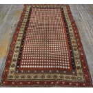 19th Century W. Persian Kurdish Checkerboard Pattern Carpet