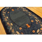Early 20th Century Oval Chinese Peking Carpet