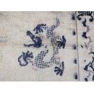 Early 20th Century Chinese Silk Dragon Carpet