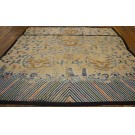 Early 19th Century Silk Chinese Dragon & Clouds Embroidery