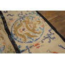 Early 19th Century Silk Chinese Dragon & Clouds Embroidery