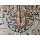 Early 19th Century Silk Chinese Dragon & Clouds Embroidery