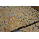 Early 19th Century Silk Chinese Dragon & Clouds Embroidery