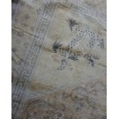 Early 20th Century Silk Chinese Dragon Carpet