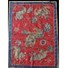 Mid 20th Century Silk & Gold Thread Chinese Embroidery