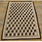Early 20th Century American Navajo Carpet with Tumbling Block Pattern