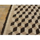 Early 20th Century American Navajo Carpet with Tumbling Block Pattern