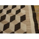 Early 20th Century American Navajo Carpet with Tumbling Block Pattern